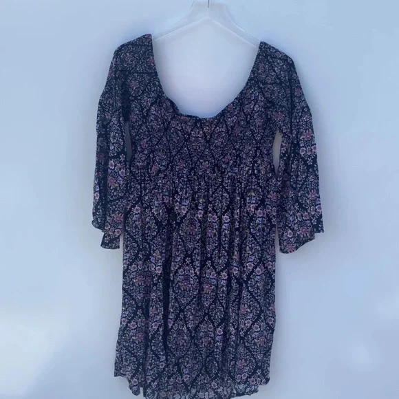 Torrid Challis Off-Shoulder Skater Dress Women’s Size 2 (634) - Picture 8 of 9